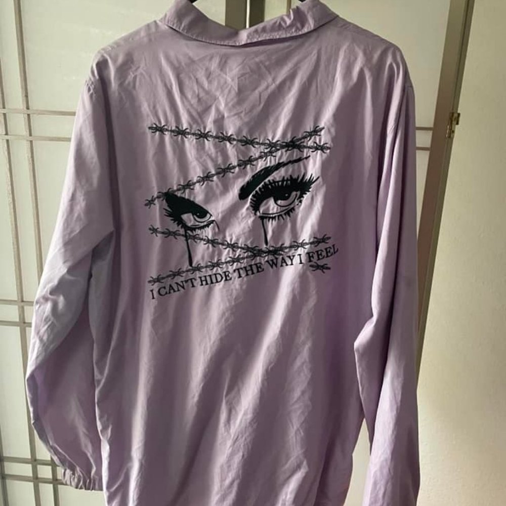 Broken Promises Windbreaker Jacket - lilac/lavendar